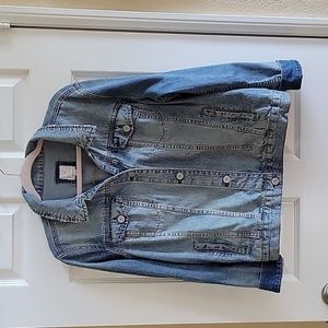 Lauren Conrad Strech Denim Jean Jacket size XL like new